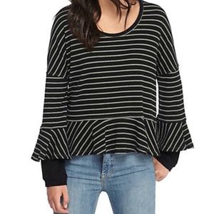 Free People We The Free Stripe Round About Top